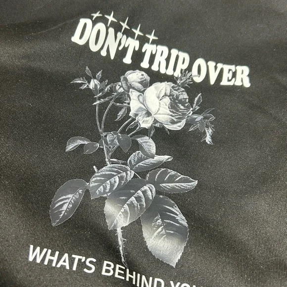 Black Graphic Hoodie - Picture 2 of 2